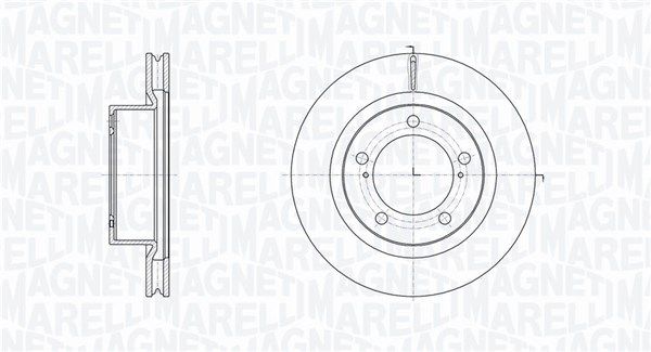 MAGNETI MARELLI stabdžių diskas 361302040648